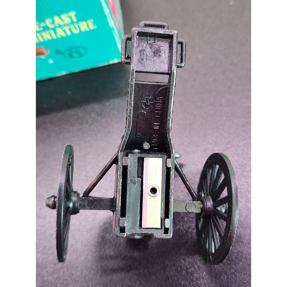 Antique Finish Die-Cast Miniature Military Canon Pencil Sharpener